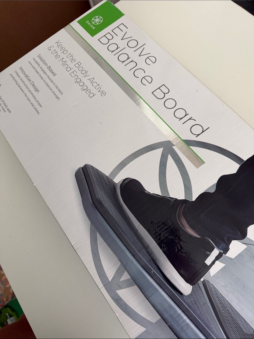 NEW - Gaiam Evolve Balance Board - Core Workout - Strength Training - Ab Fitness